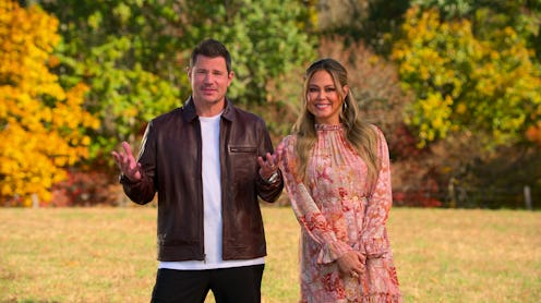 Hosts Nick Lachey and Vanessa Lachey in ‘The Ultimatum: Marry or Move On’ Season 2, via Netflix’s pr…