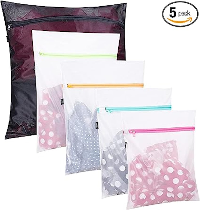 BAGAIL Mesh Laundry Bags (Set Of 5)