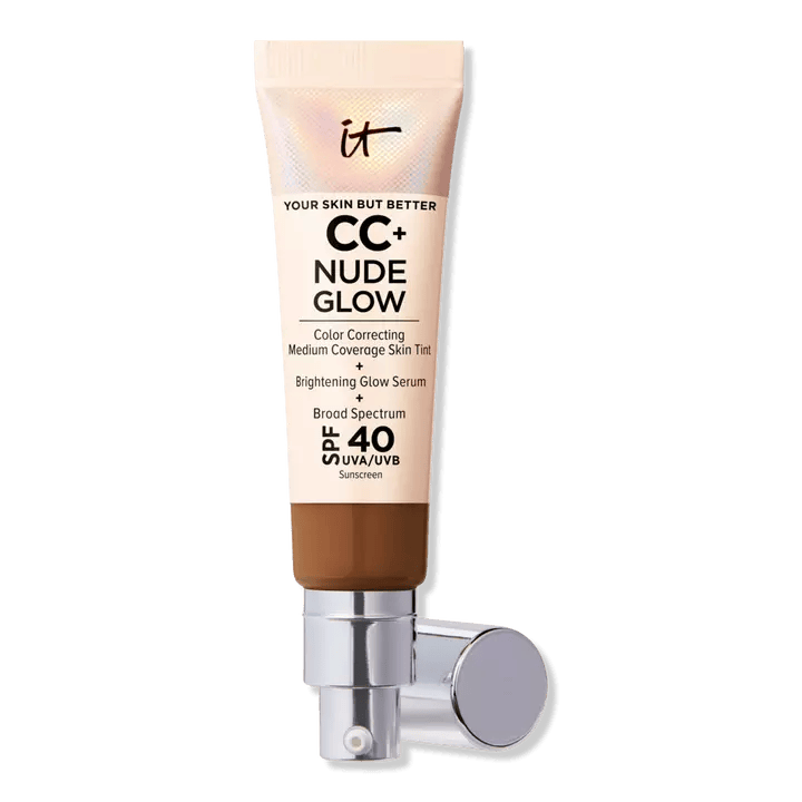IT Cosmetics CC+ Nude Glow Lightweight Foundation + Glow Serum with SPF 40