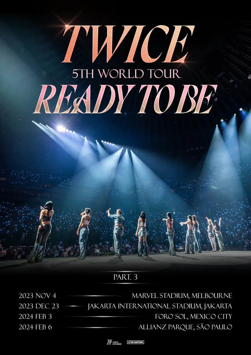 TWICE〜 WORLD TOUR  ready to be シーグリ How To Buy Tickets For TWICE's 'Ready To Be' World Tour