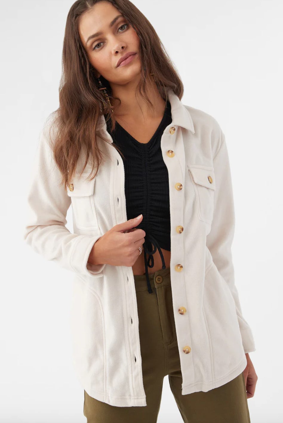 Collins Solid Superfleece Shirt Jacket