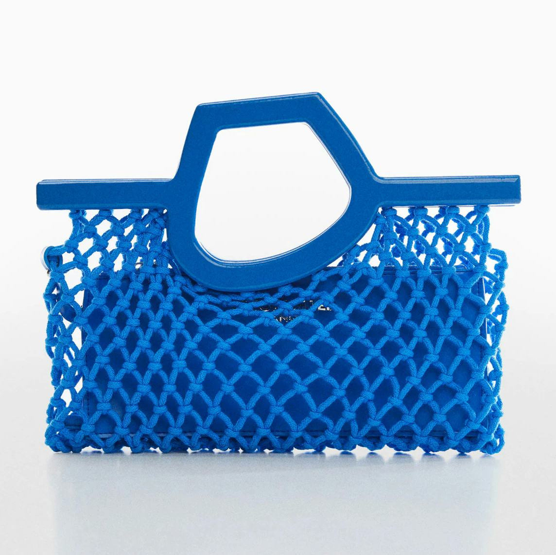 Mesh Bag With Irregular Handle