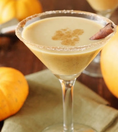 Pumpkin martini recipe.