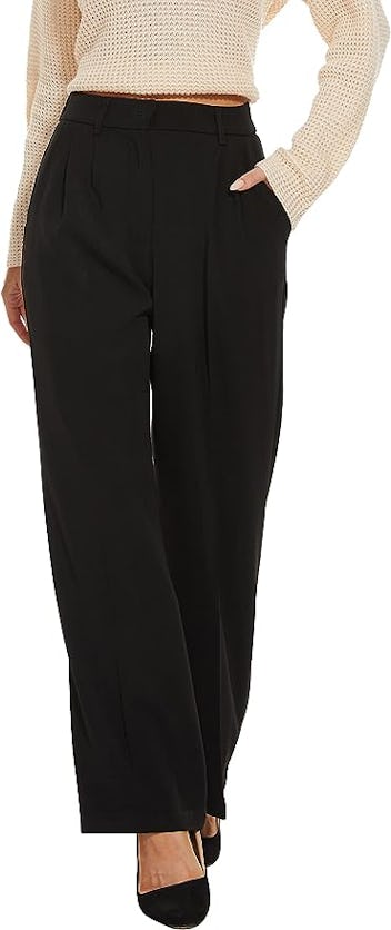FUNYYZO Wide Leg Dress Pants