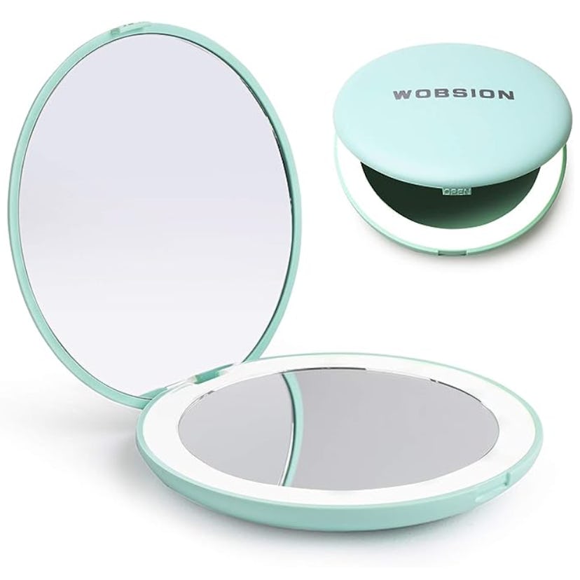 wobsion LED Travel Makeup Mirror