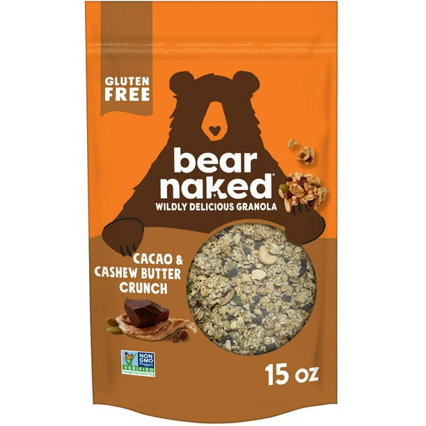 Cacao and Cashew Butter Crunch Granola Cereal, Pack of 6