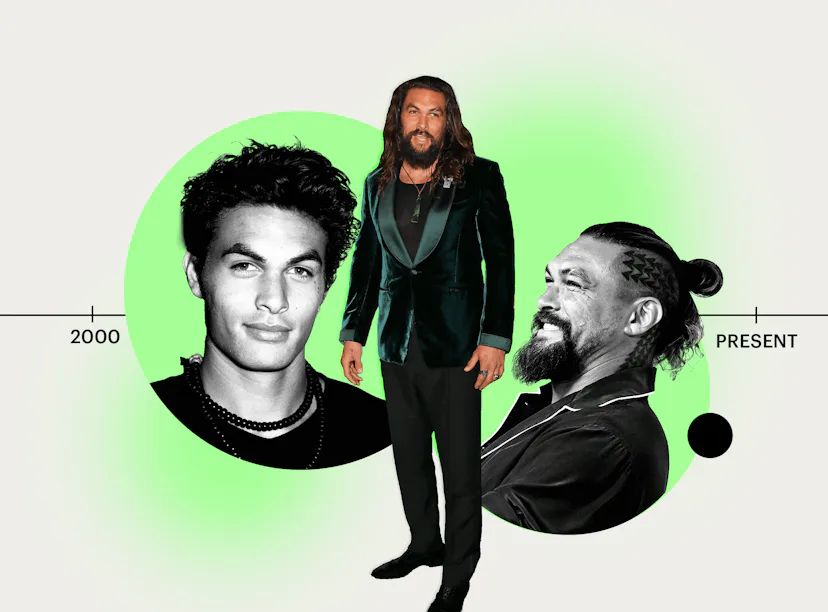 Jason Momoa's Hair Evolution Includes Short Hair, A Shaved Head, & Locs