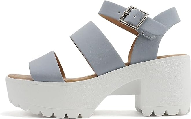 Soda ACCOUNT Block Heel Sandals