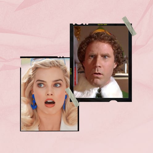 Margot Robbie in 'Barbie' and Will Ferrell in 'Elf.'