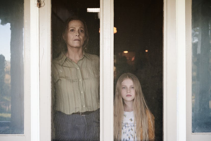 Sigourney Weaver plays June and Alyla Browne plays young Alice in ‘The Lost Flowers of Alice Hart’ o…