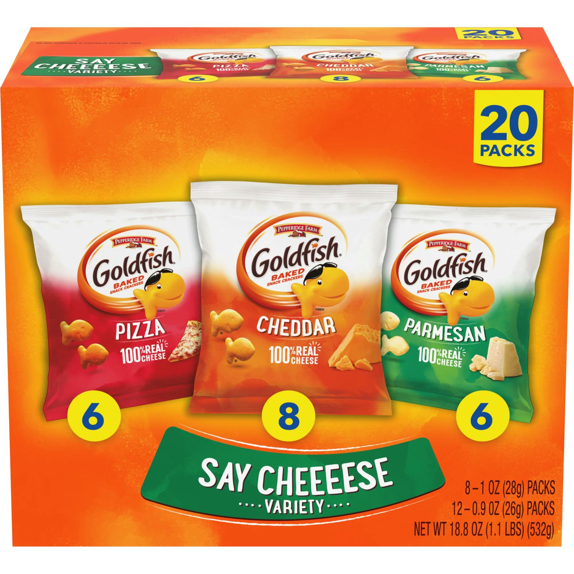 Say Cheeeese Variety Pack, 20 Ct