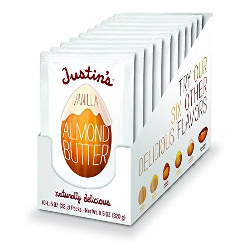 Vanilla Almond Butter 1.15 oz Squeeze Pack, Pack of 10