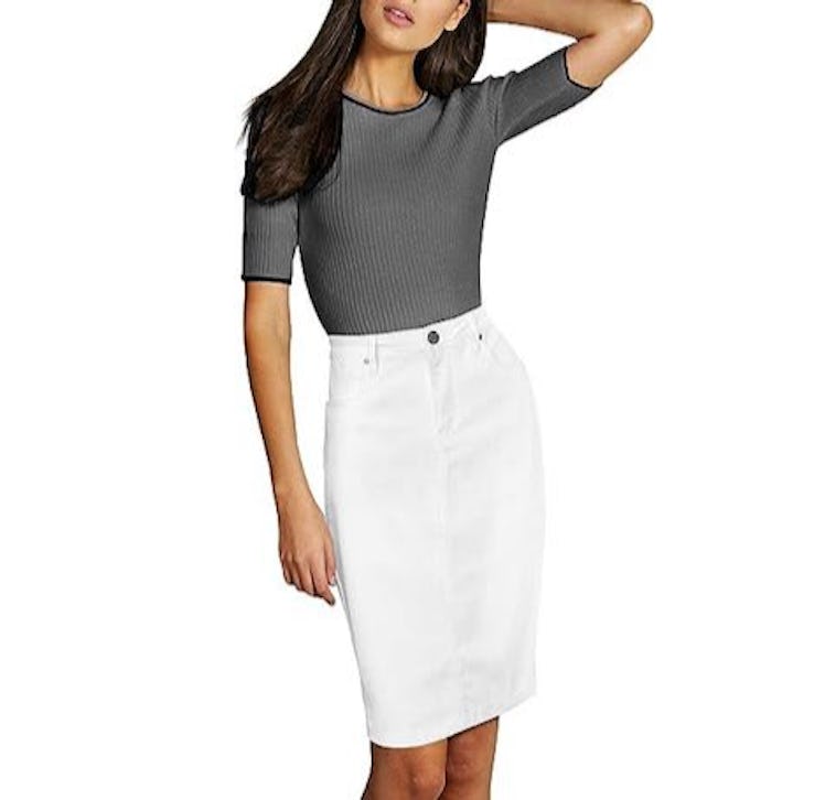 Lexi Perfect Fit Stretch Denim Skirt