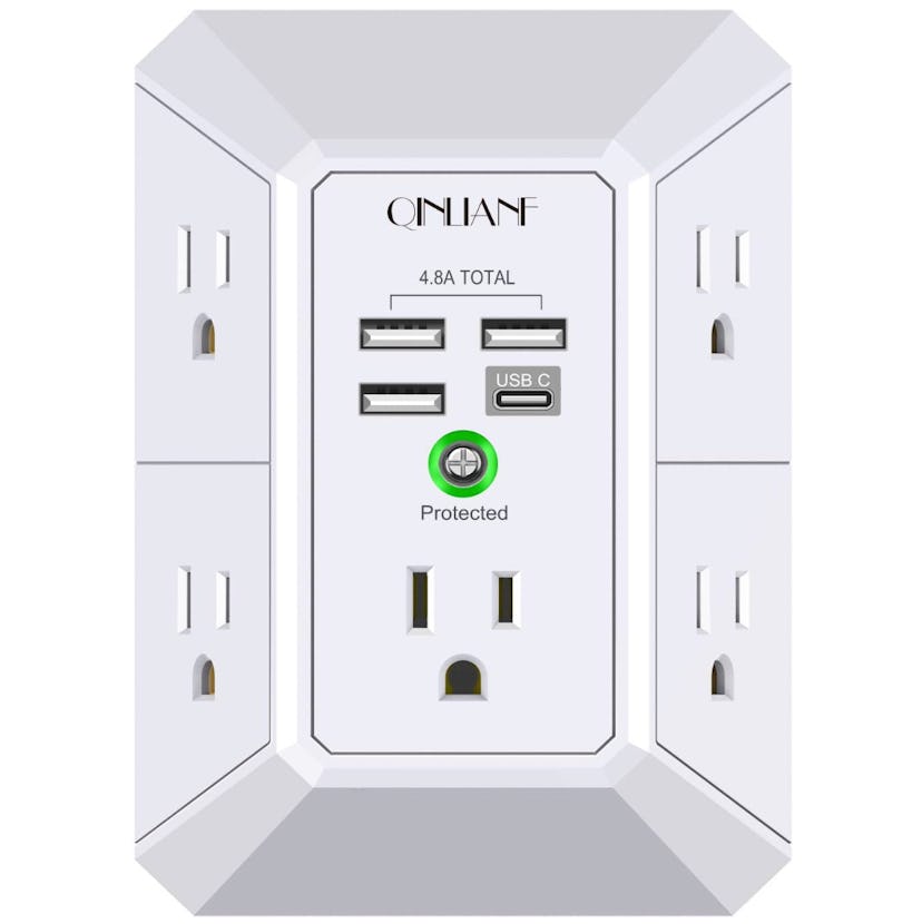 QINLIANF 5 Outlet Extender