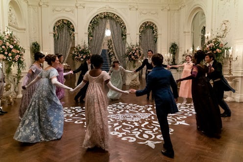 A dance scene from 'Bridgerton' Season 2. Photo via Netflix