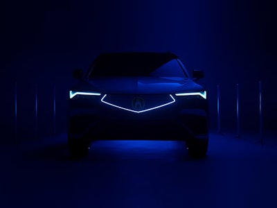 Acura ZDX front grille teaser