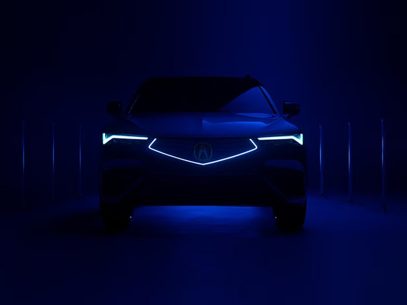 Acura ZDX front grille teaser