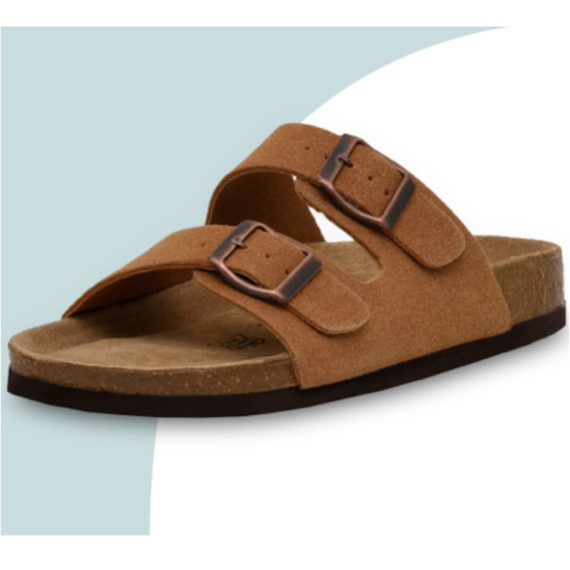 CUSHIONAIRE Cork Footbed Sandal