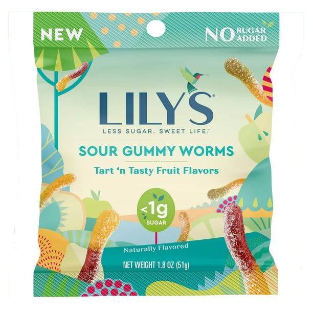 Sour Gummy Worms, Case of 12
