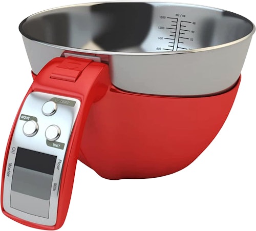 Fradel Digital Kitchen Food Scale With Bowl