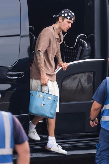 Hailey Bieber Keeps It Chic With Saint Laurent's Latest Oversized Bag