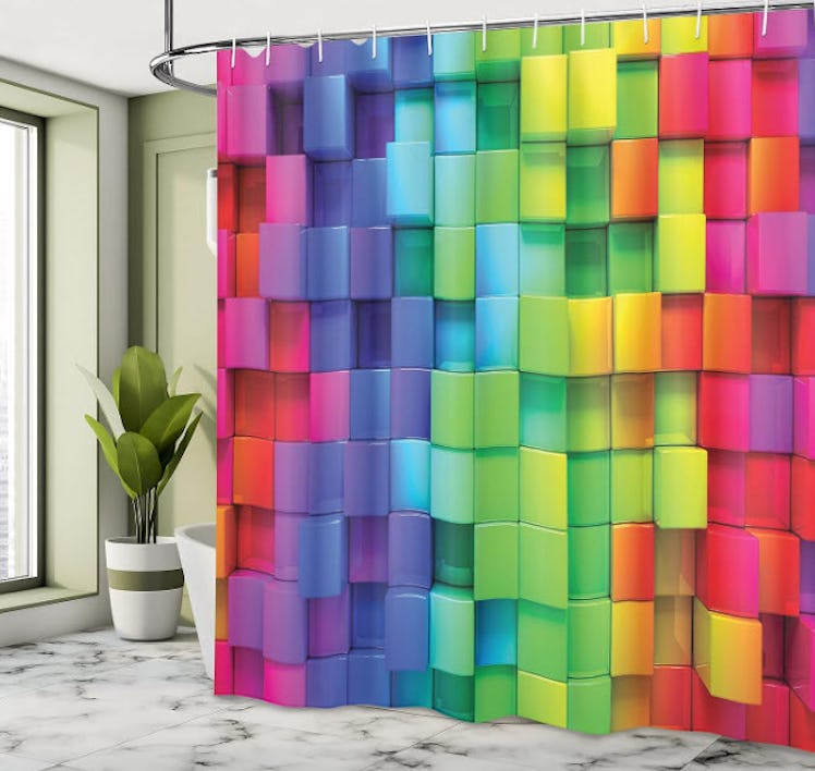 Ambesonne Colorful Shower Curtain