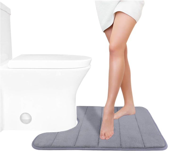 Yimobra U-Shaped Memory Foam Toilet Bath Mat