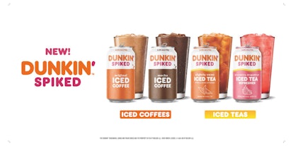 Check out this review of Dunkin's spiked iced coffees.