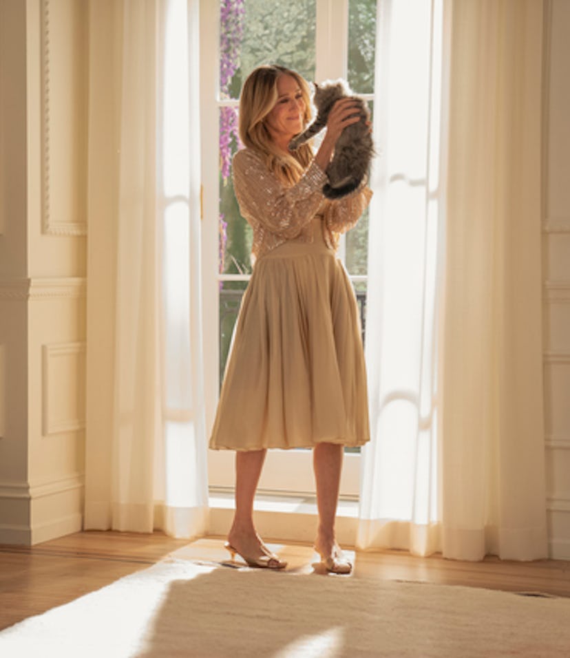 Sarah Jessica Parker brought a new friend home from 'AJLT.'