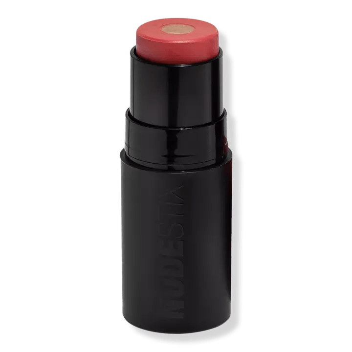 NUDESTIX NUDIES Matte + Glow Core All Over Face Blush Color, Sunset Gold