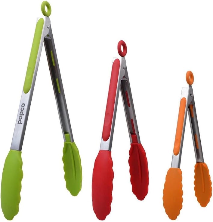 Popco Silicone Tongs (Set of 3)