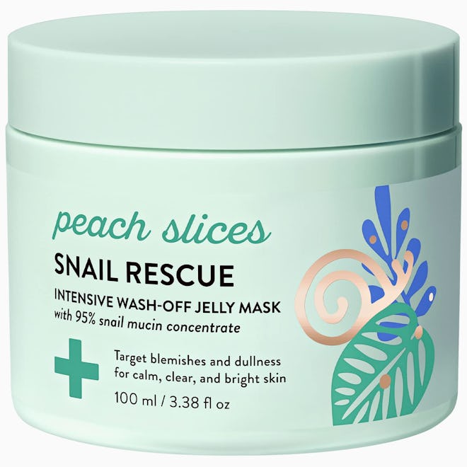 Peach Slices Snail Rescue Intensive Treatment Wash-Off Mask