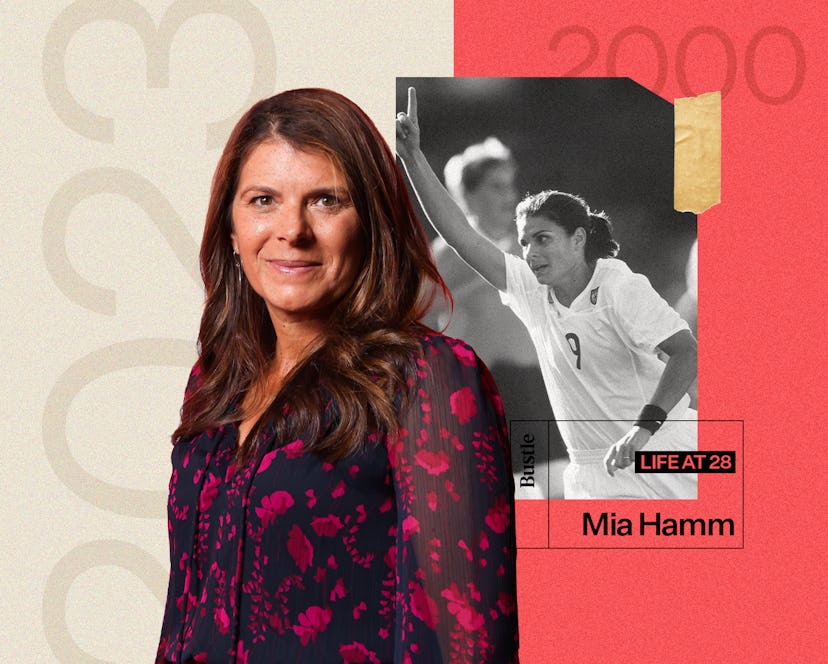 Soccer star Mia Hamm looks back on life at age 28.