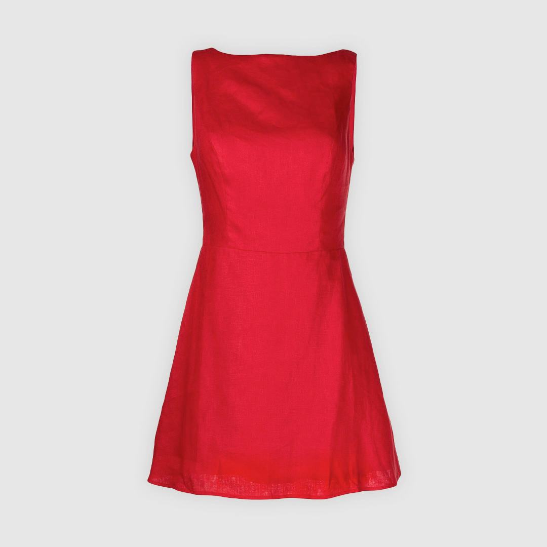 Zenni Linen Minidress