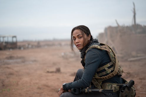 Zoe Saldana on 'Special Ops: Lioness.' Photo via Paramount+