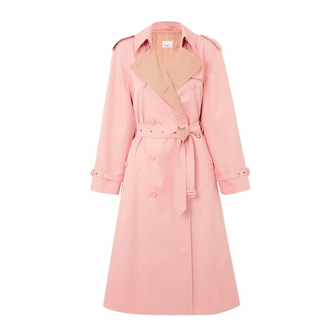 Burberry Double-Breasted Belted Cotton-Gabardine Trench Coat