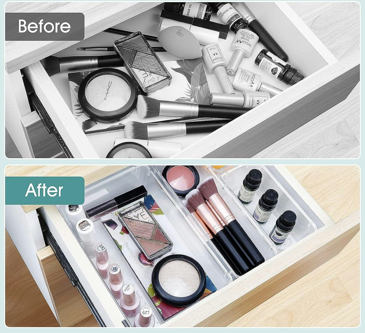 WOWBOX Drawer Organizer Set (25-Pieces)