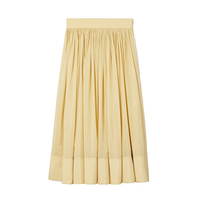 Tory Burch Cotton Silk Mid-Length Skirt