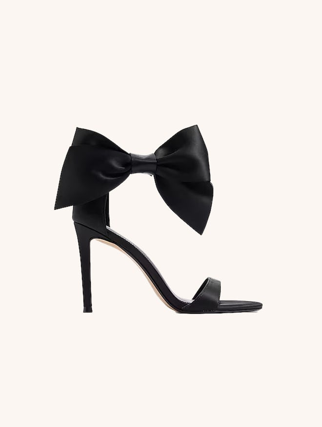 Ankle Bow Heeled Sandals