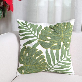 Hodeco Embroidered Throw Pillow Cover