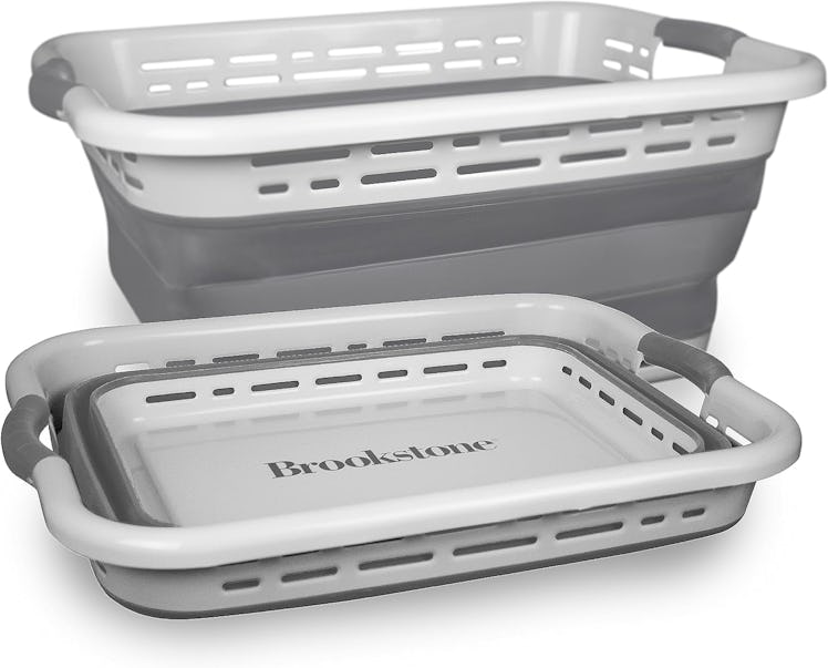 BROOKSTONE Collapsible Laundry Basket