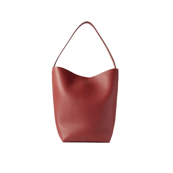 The Row N/S Park Textured-Leather Tote