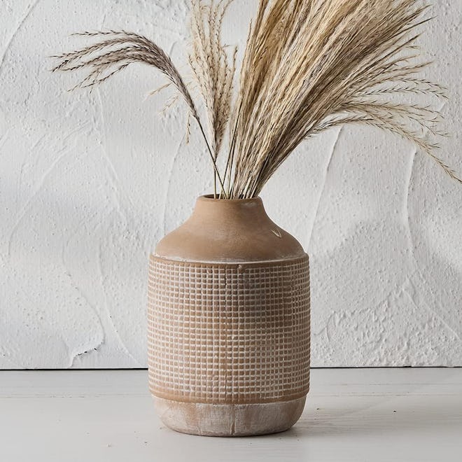 SIDUCAL Sand-Glazed Ceramic Vase