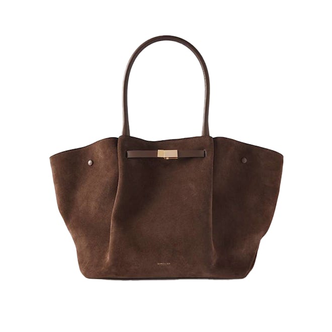 Demellier + Net Sustain New York Large Suede Tote