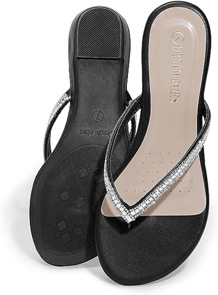 DREAM PAIRS Rhinestone Sandals