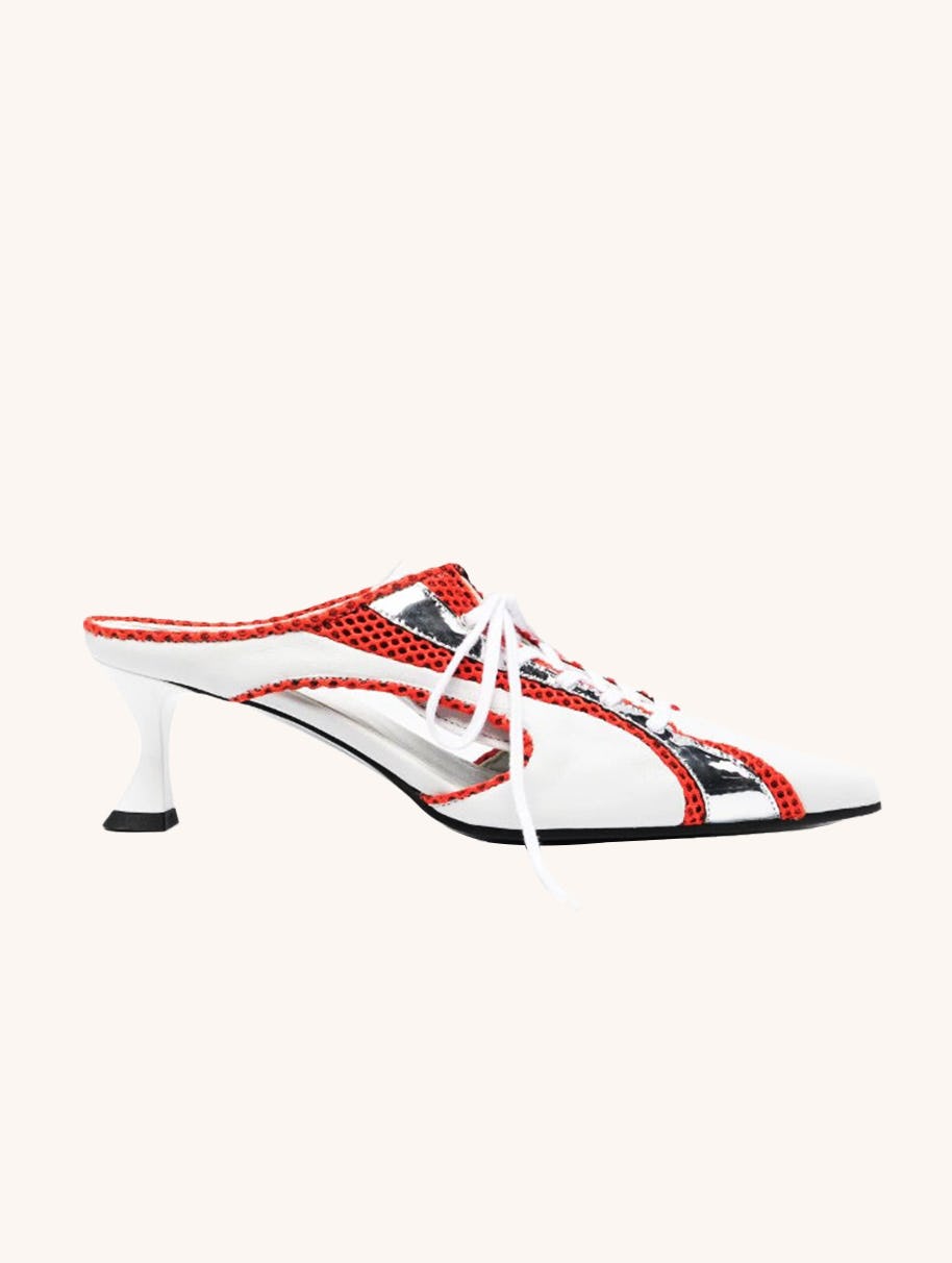 70mm Leather Sneaker Mules