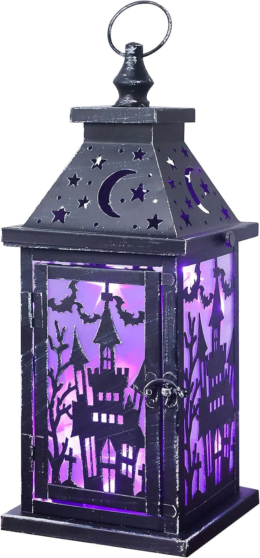 DECORKEY Decorative Haunted House Candle Lantern
