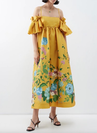 alemais Dana Floral Print Dress