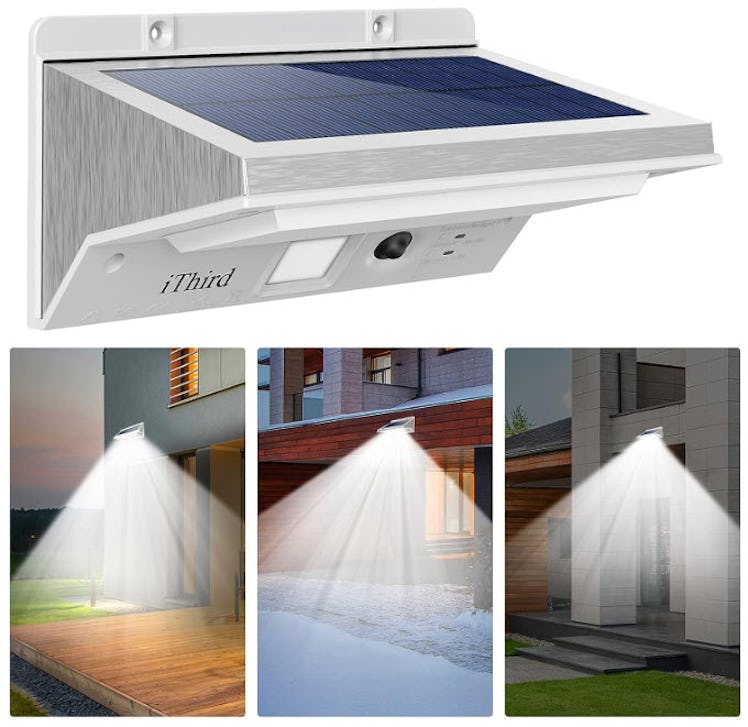 iThird Solar Lights Outdoor Motion Sensor