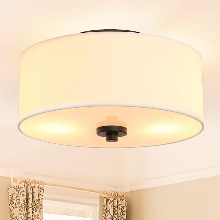 Lodstob 2-Light Flush Mount Ceiling Light Fixture